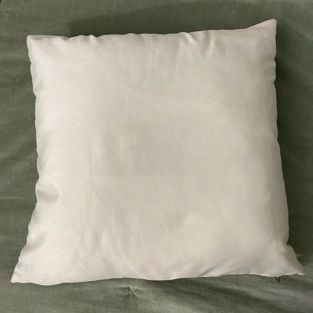 Pier 1 Floral Textured Embroidered pillow throw flowers OSB